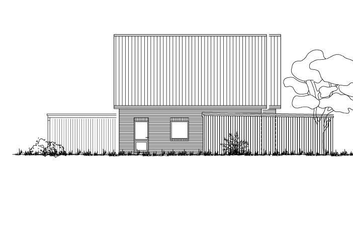 Ansicht Doppelhaush�lfte Wiesmoor