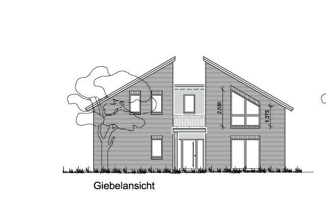 Ansicht Einfamilienhaus Wiesmoor