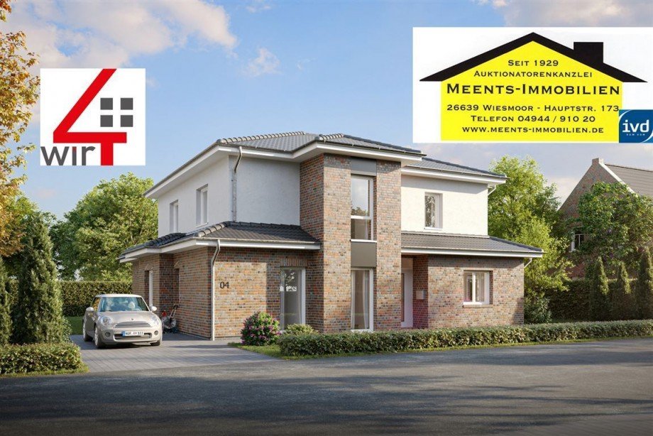 Hauptansicht Einfamilienhaus Wiesmoor