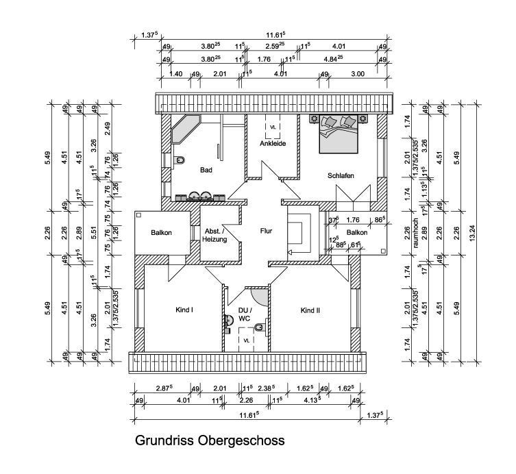 Obergeschoss Einfamilienhaus Wiesmoor