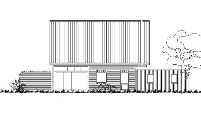 Ansicht Doppelhaush�lfte Wiesmoor