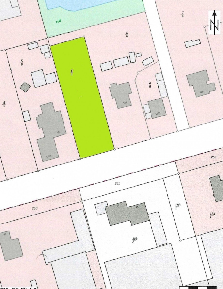 Lageplan Grundst�ck Wiesmoor