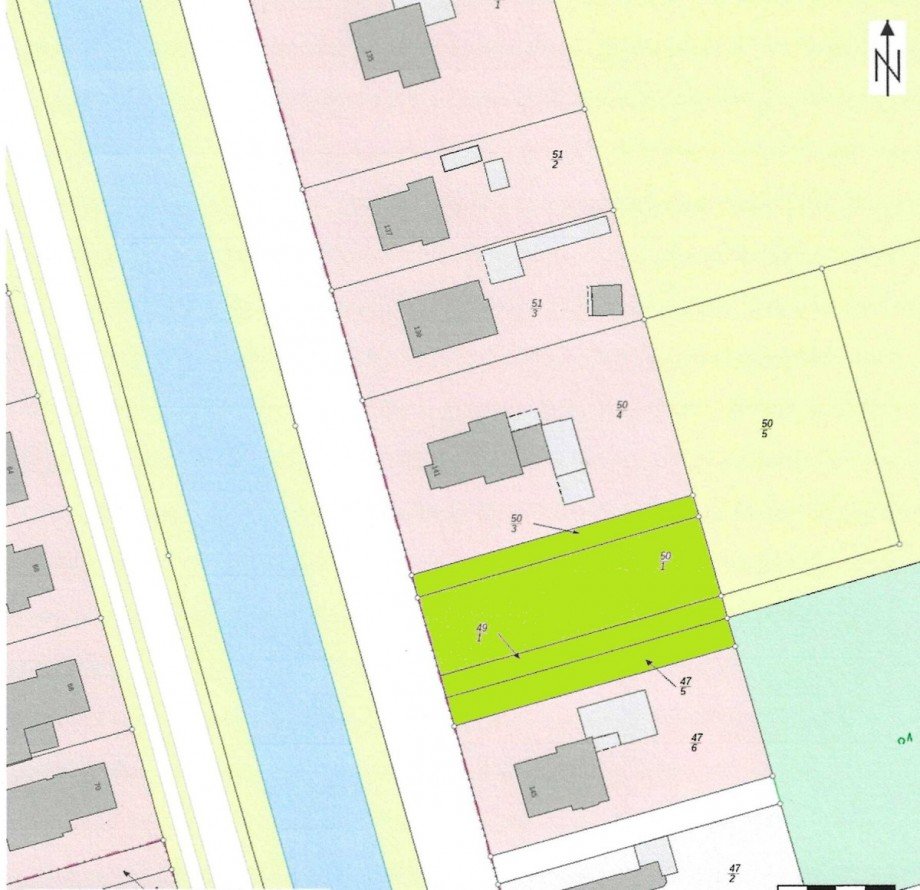 Lageplan Wohngrundst�ck Wiesmoor