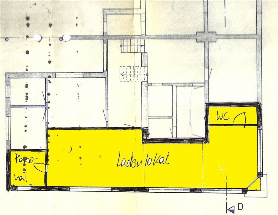 Grundriss Ladenlokal Wiesmoor