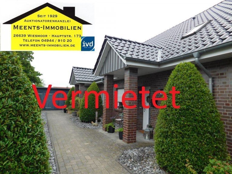 Ansicht Wiesmoor Reihenhaus Anfragestop