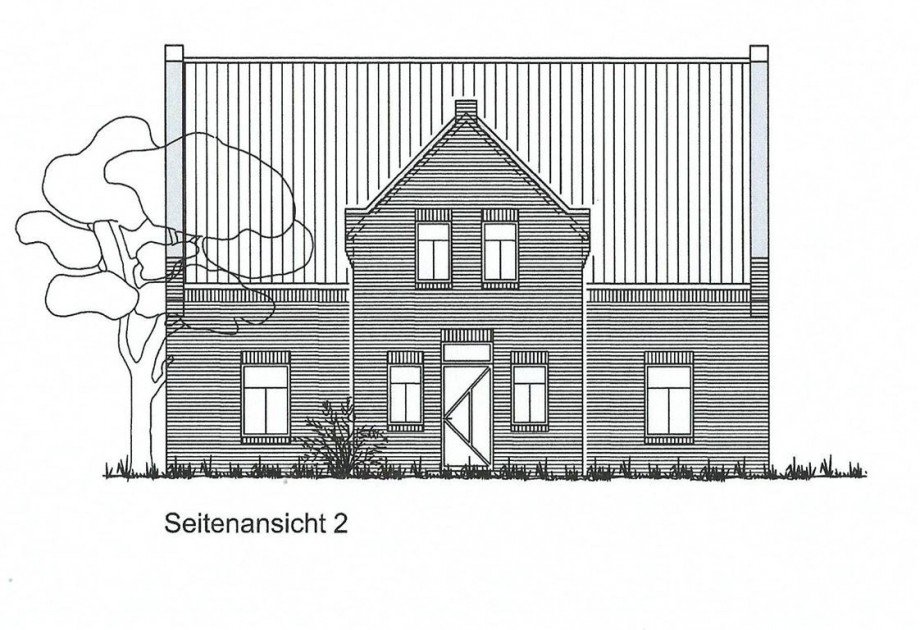 Seitenansicht 2 Einfamilienhaus Wiesmoor