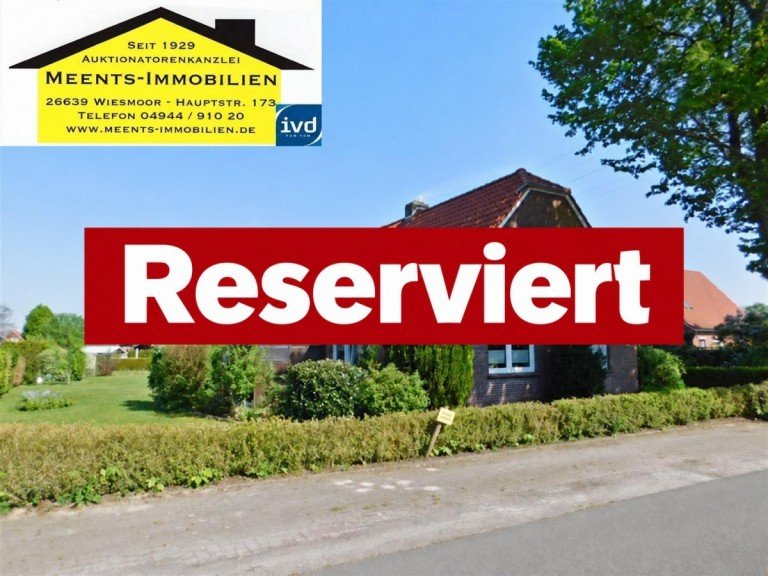 Reserviert Wiesmoor Einfamilienhaus Anfragestopp!!!!