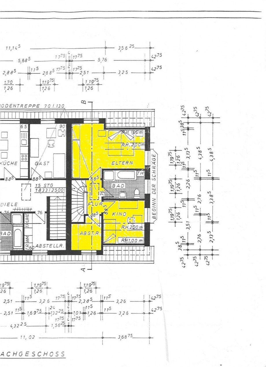 Obergeschoss Haus Wiesmoor