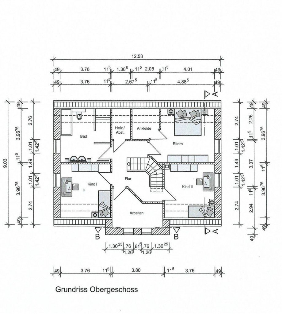 Obergeschoss Einfamilienhaus Wiesmoor
