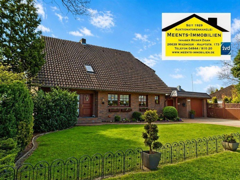 Ansicht Wiesmoor Haus Viel Raum zum Leben: Gro�z�giges Einfamilienhaus in ruhiger, zentraler Stadtwohnlage!