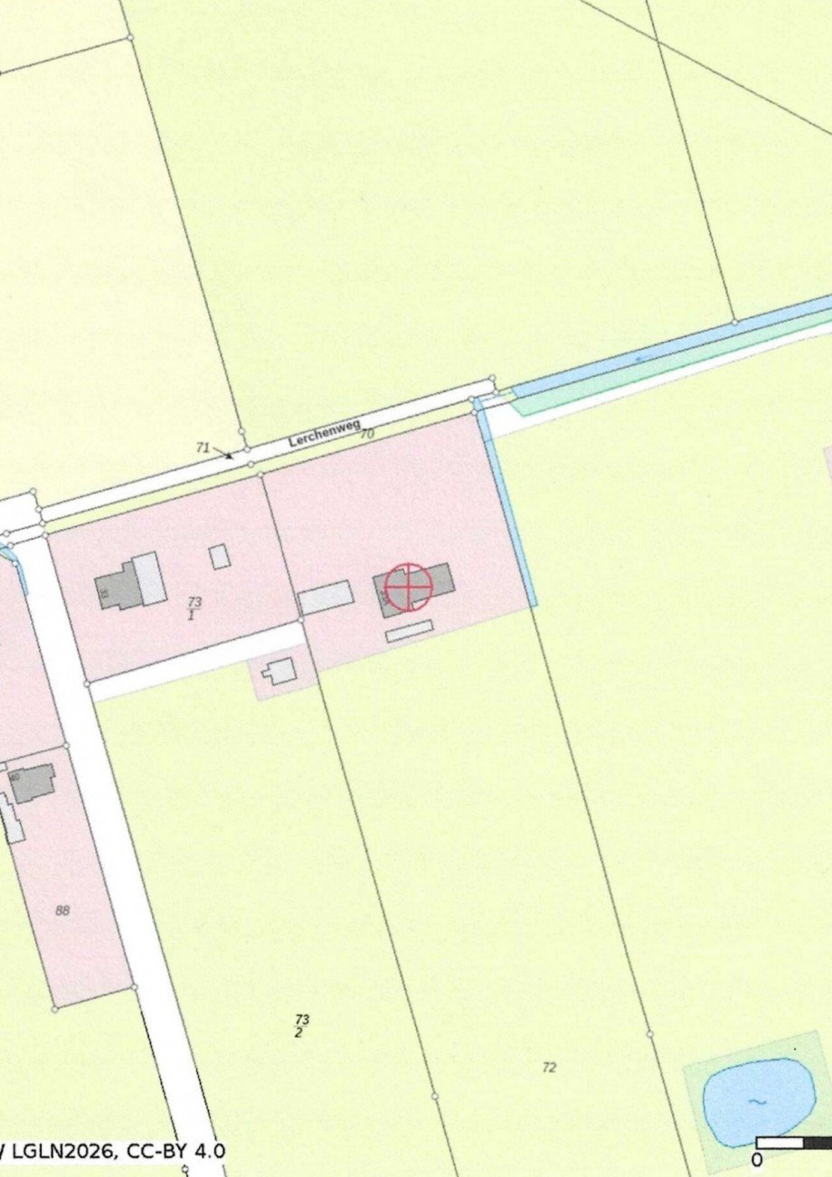 Lageplan Bauernhaus Wiesmoor