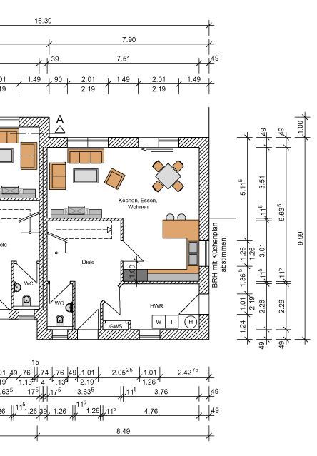 Erdgeschoss Doppelhaush�lfte Wiesmoor