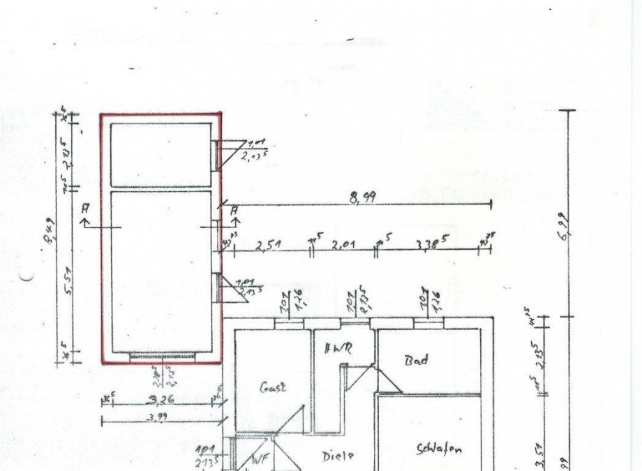 Garage Zweifamilienhaus Friedeburg , Ostfriesl