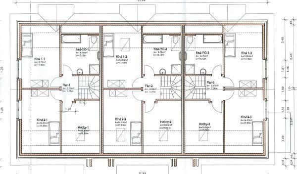 Obergeschoss Reihenhaus Wiesmoor