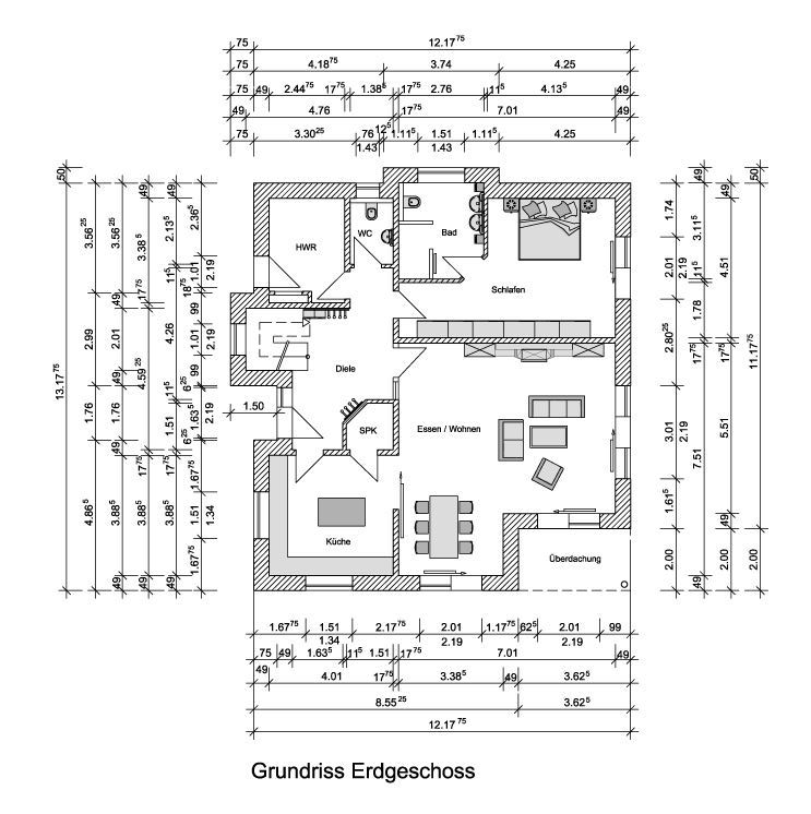 Erdgeschoss Einfamilienhaus Wiesmoor