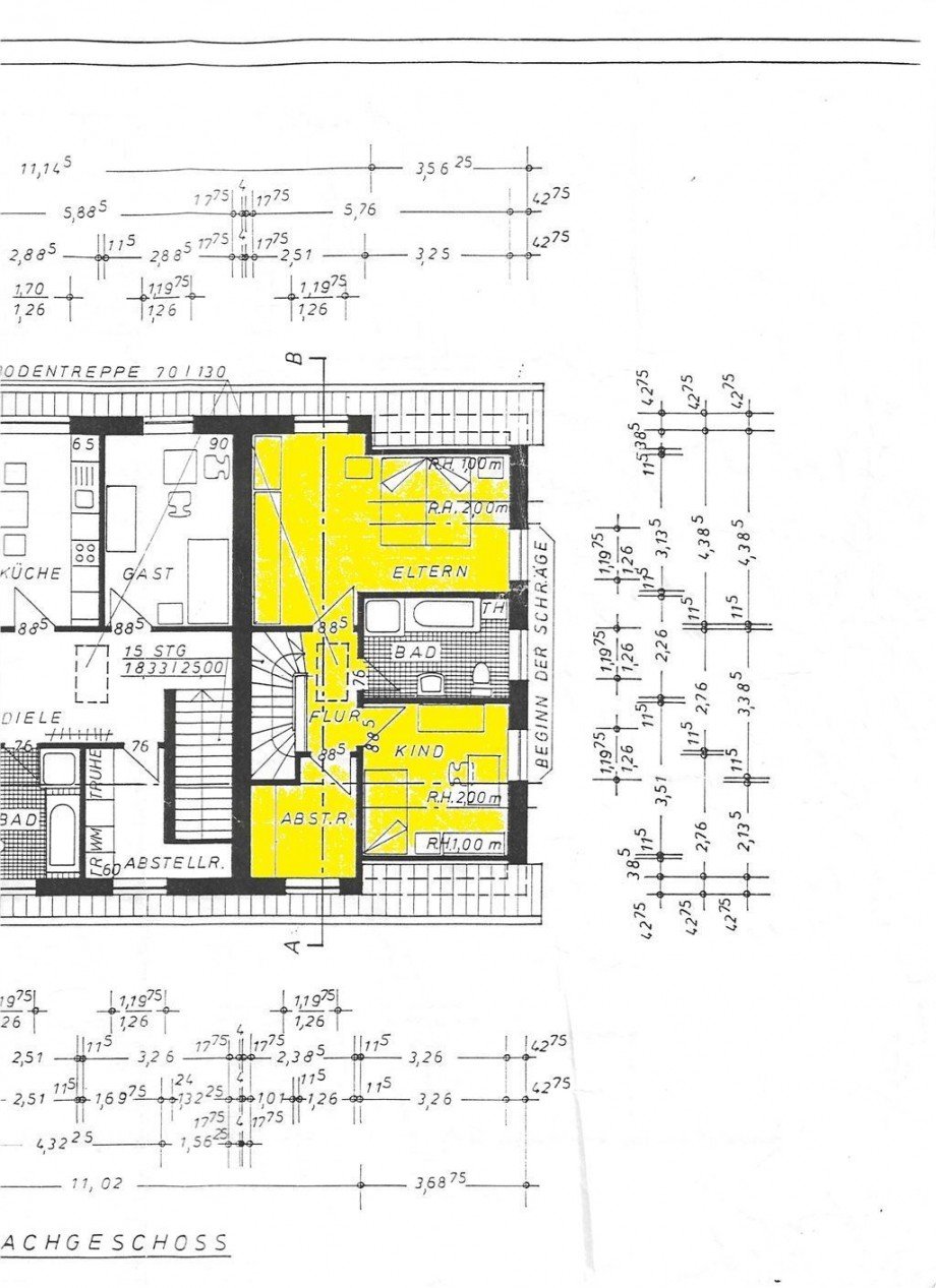 Obergeschoss Haus Wiesmoor