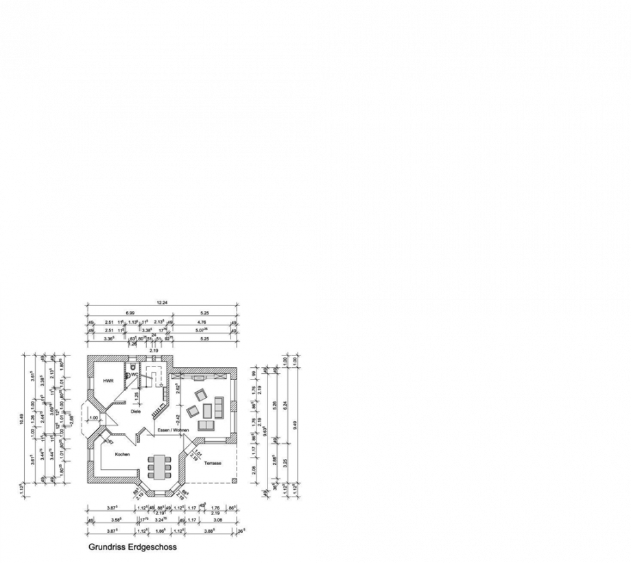 Erdgeschoss Einfamilienhaus Wiesmoor