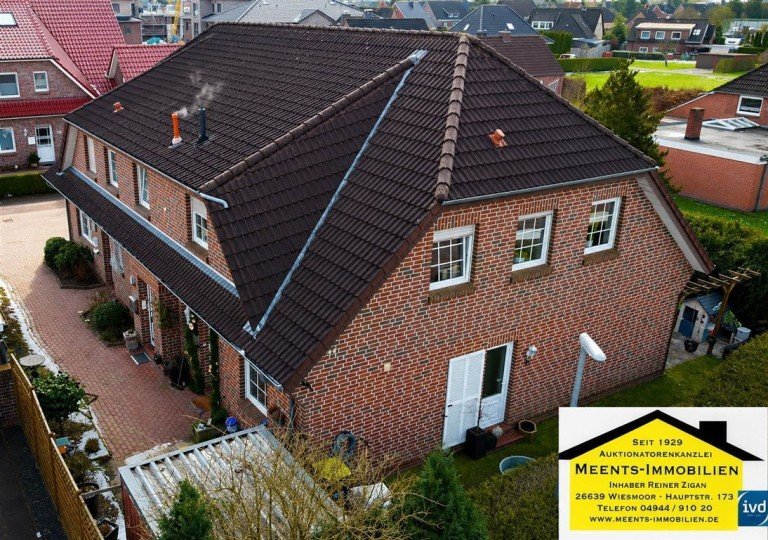 Ansicht Wiesmoor Haus Ihr neues Zuhause: Haush�lfte in zentraler und ruhiger Lage!