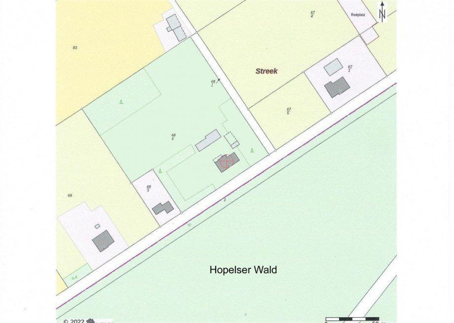 Lageplan Land- / Forstwirtschaft Wiesmoor